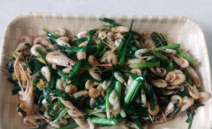 韭菜炒小虾的家常做法
