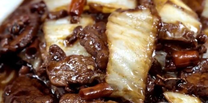 醋溜白菜里脊肉怎么做？