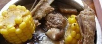 玉米排骨香菇汤做法