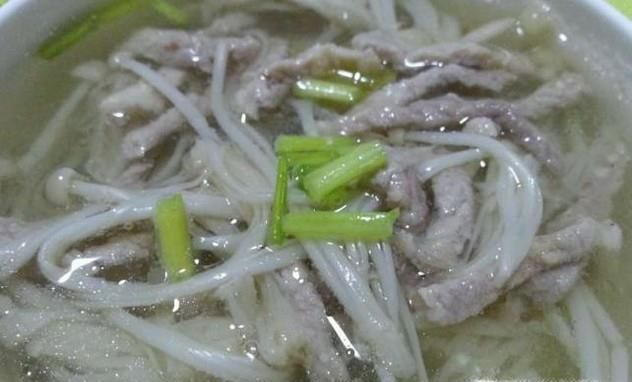 金针菇肉丝汤的家常做法?