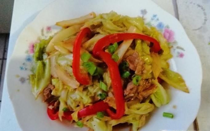 怎么做醋炝甘蓝炒肉?