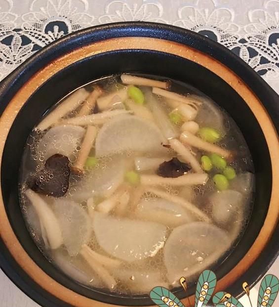 菌菇萝卜汤的家常做法