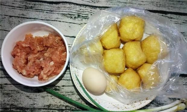 油豆腐酿肉的家常做法