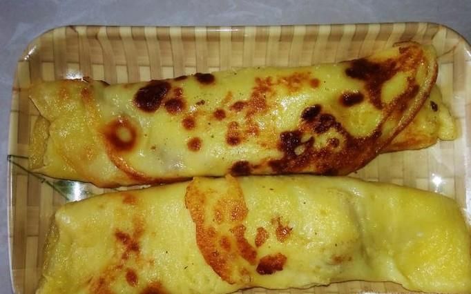 自做的橙汁糯米卷的做法