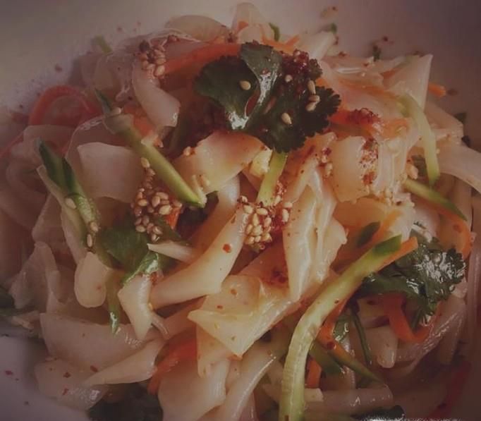 自己做好吃的凉皮