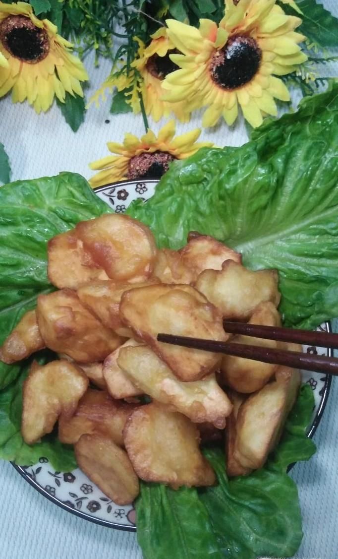 怎样做美味的香炸红薯块？