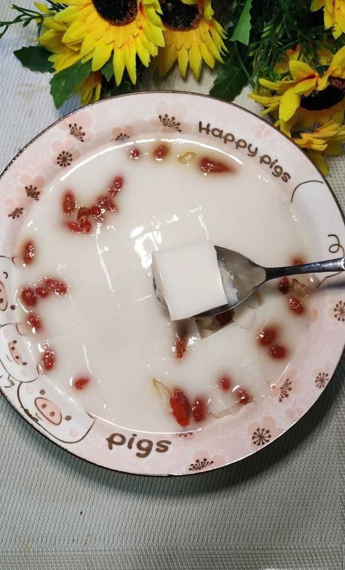 怎样做美味的椰子味牛奶果冻？