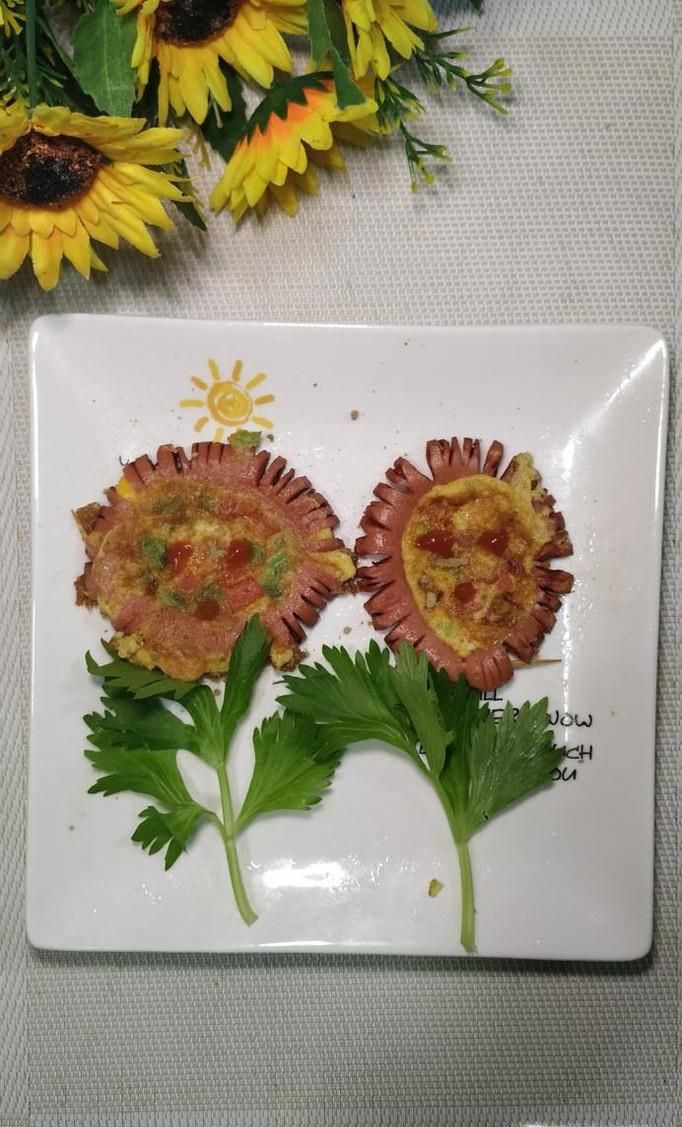 怎样做美味的苦瓜鸡蛋太阳花？