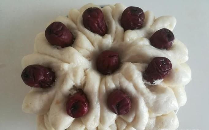 花样红枣馒头的做法