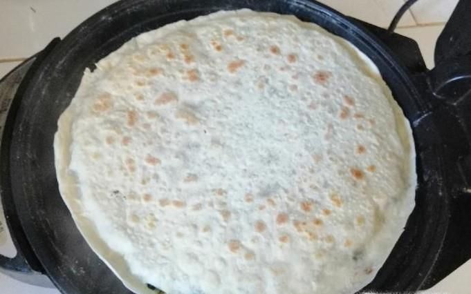 野苋菜韭菜鸡蛋素菜饼的做法