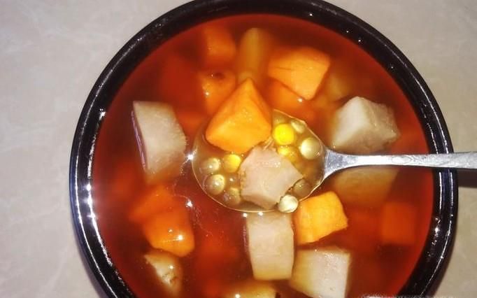 双薯西米露的做法