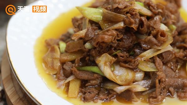 葱爆羊肉的做法