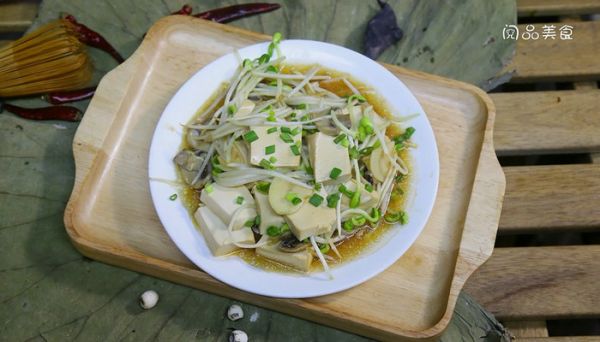 蘑菇豆腐豆芽怎么炒 蘑菇豆腐豆芽的做法