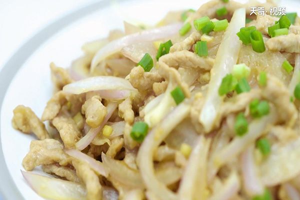 洋葱肉丝的做法