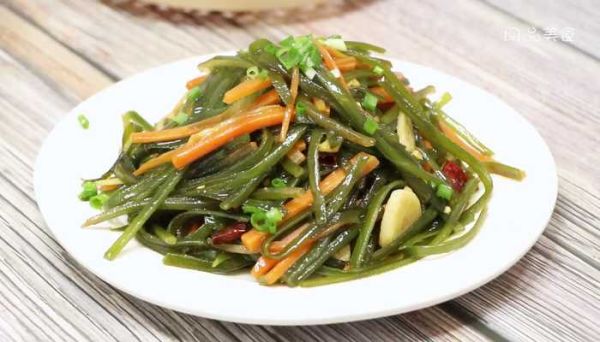 炝炒海带丝 炝炒海带丝的做法