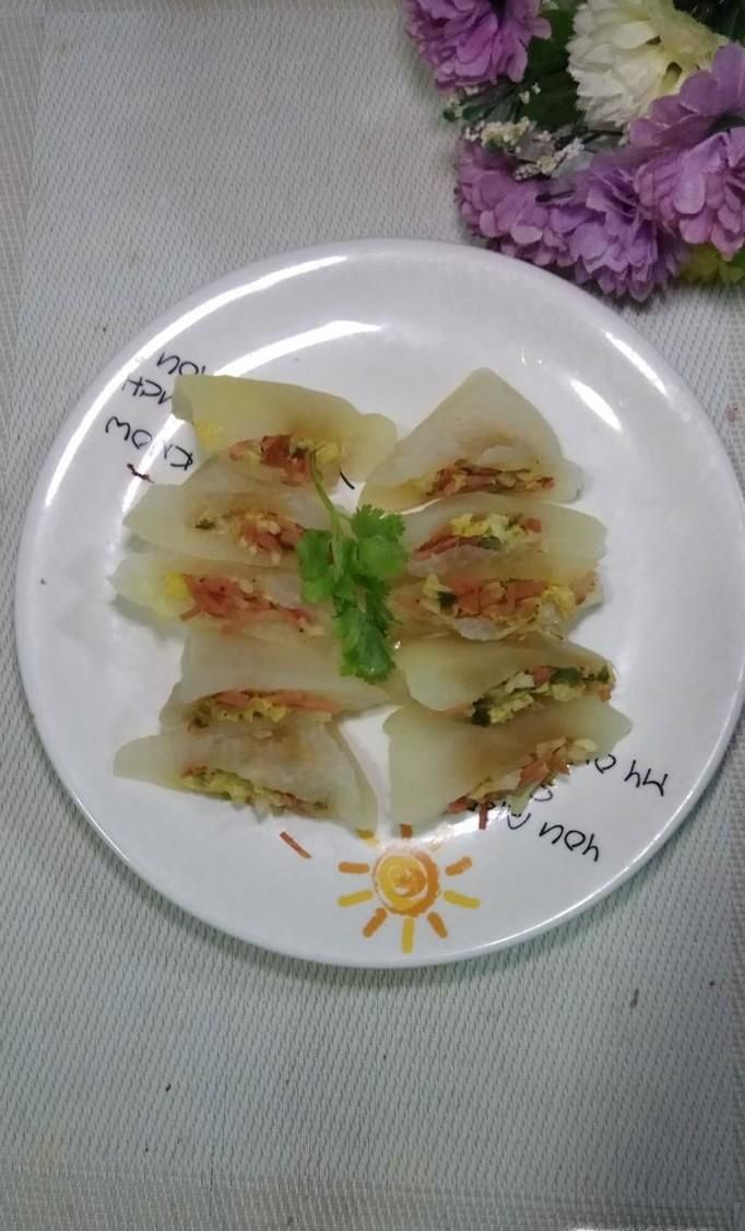 怎样做美味的白菜火腿肠酿柚子?