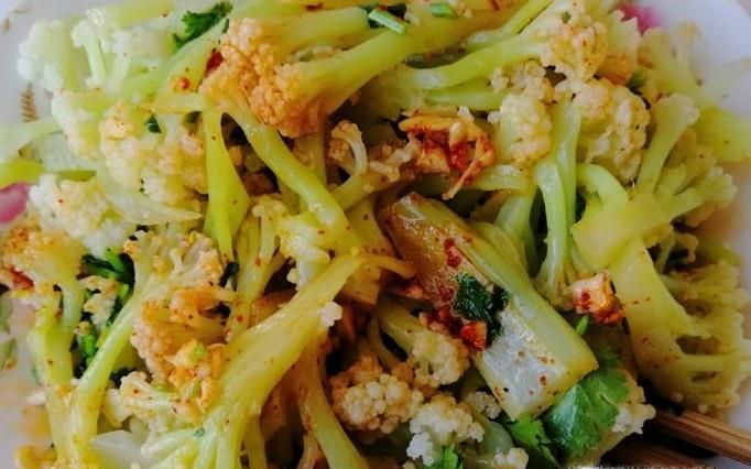 怎样做美味的凉拌菜花?