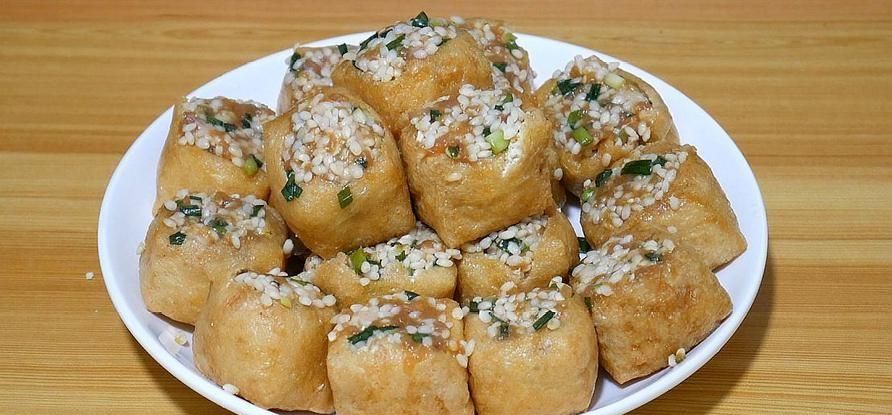 爱吃酿豆腐的一定要收藏 教你简单美味的糯米饭酿豆腐 好吃极了