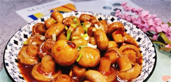 红烧口蘑的做法  营养价值高  滑嫩鲜香  无土腥味