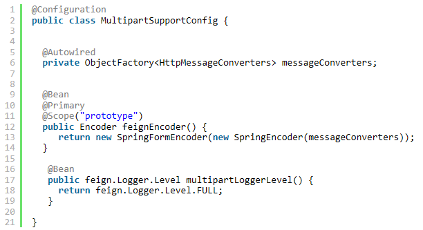 SpringCloud使用Feign文件上传、下载