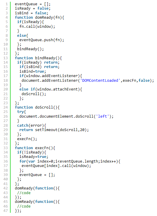 JS兼容所有浏览器的DOMContentLoaded事件