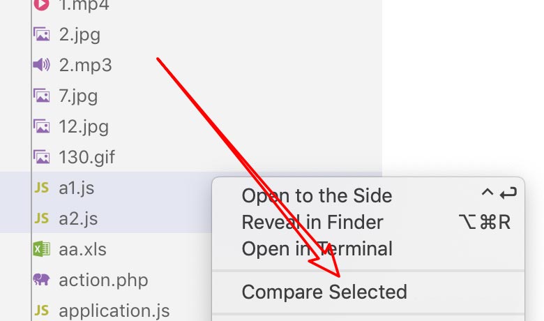 vscode文件对比教程分享