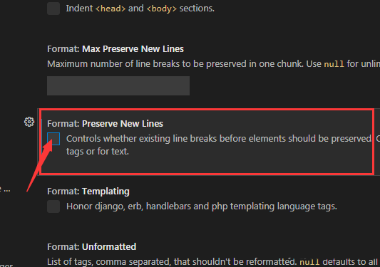 VSCode开启新线保留设置方法介绍