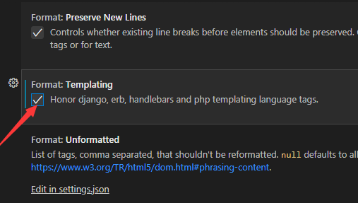 VS Code设置格式模板方法介绍