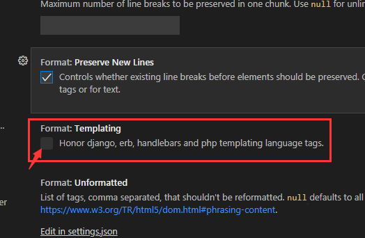 VS Code设置格式模板方法介绍