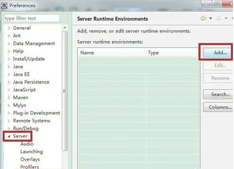 eclipse如何配置tomcat