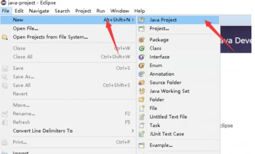 eclipse如何创建java项目