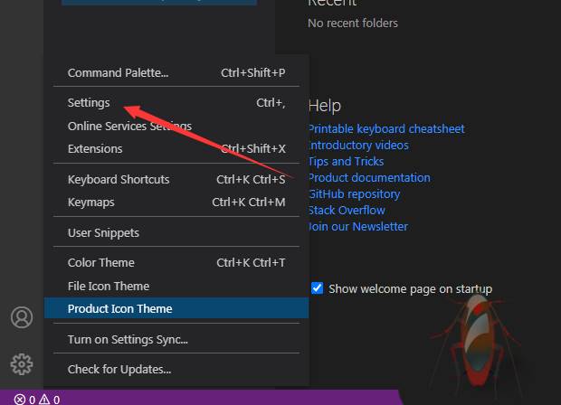 VisualStudioCode文件如何关闭显示装饰徽章