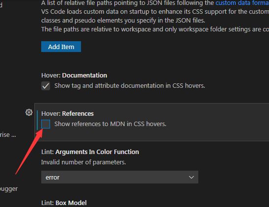 VisualStudioCode怎么关闭悬停引用