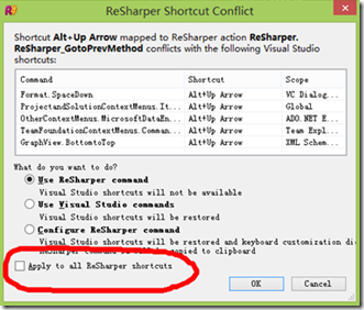 Resharper快捷键怎么设置