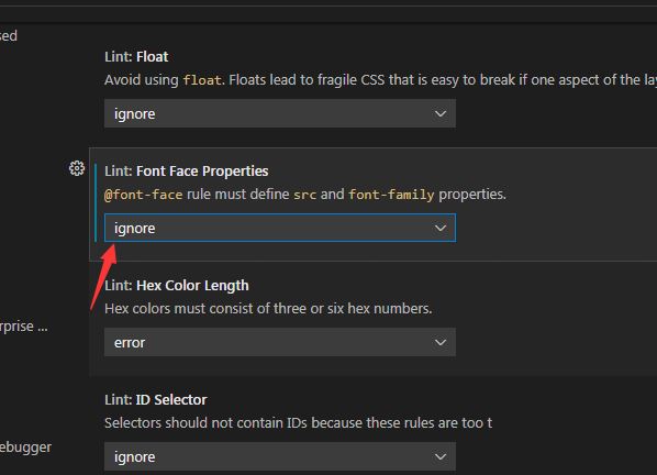 VisualStudioCode怎么设置lint属性进行警告