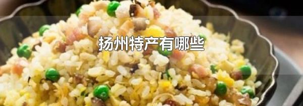 扬州特产有哪些