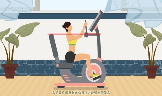 卧式磁控健身车怎么用