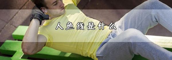 人鱼线是什么