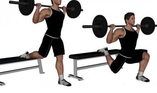 杠铃大腿内侧训练动作