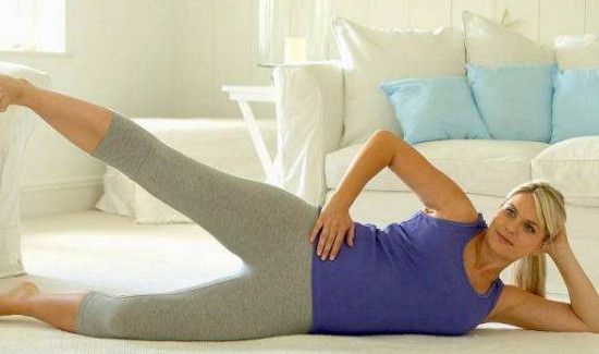 侧卧抬腿是练什么的