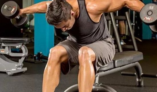 三角肌后束训练动作