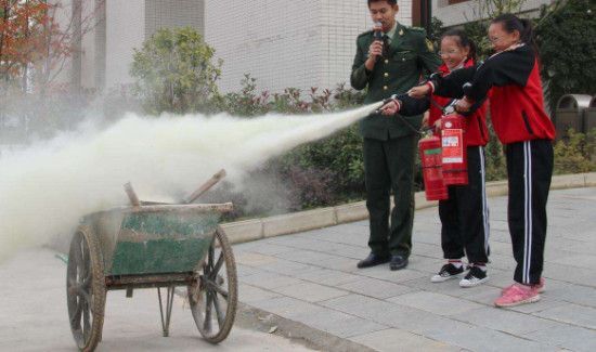 灭火器的使用方法口诀