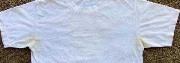 发黄的汗渍怎么洗掉