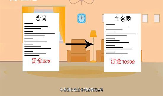定金与订金的区别