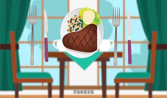 西餐刀叉拿法