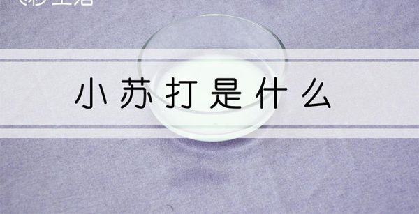 小苏打是什么