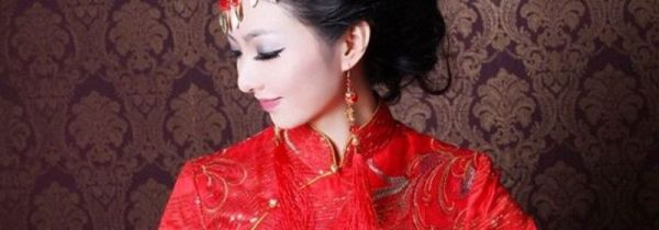 结婚穿旗袍配什么头饰