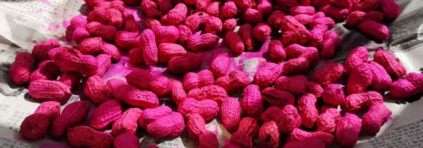 结婚花生怎么染色