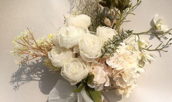 结婚手捧花买真的假的