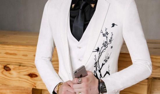 结婚西装穿什么颜色